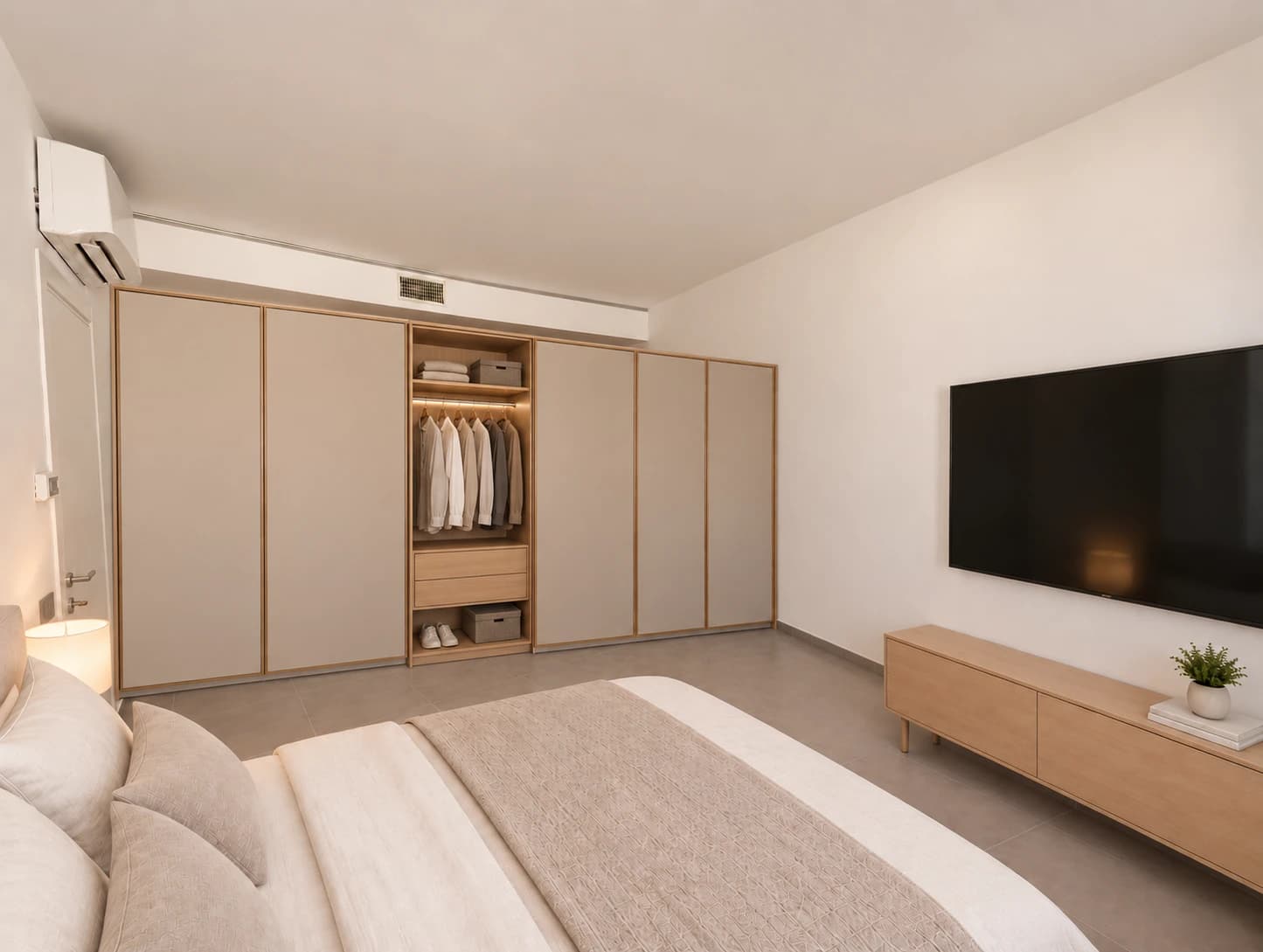 Ipotesi di arredo digitale della camera dell'appartamento 9 · Camera · altra prospettiva