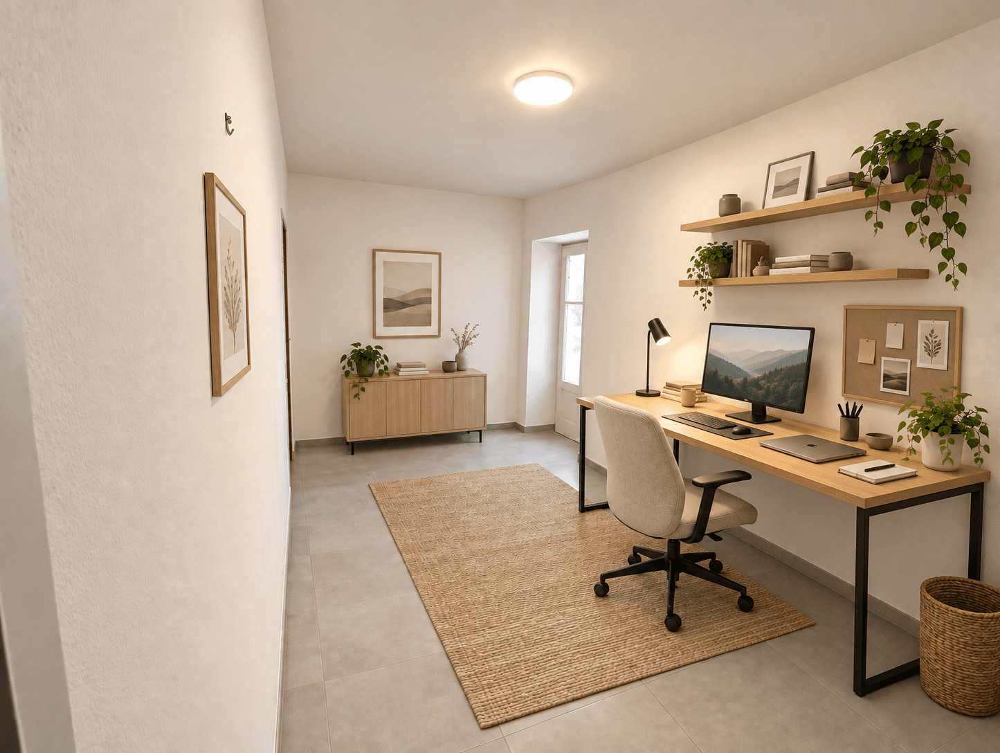 Salottino al piano terra · alternativa studio · Appartamento n. 9 · ipotesi dopo interventi