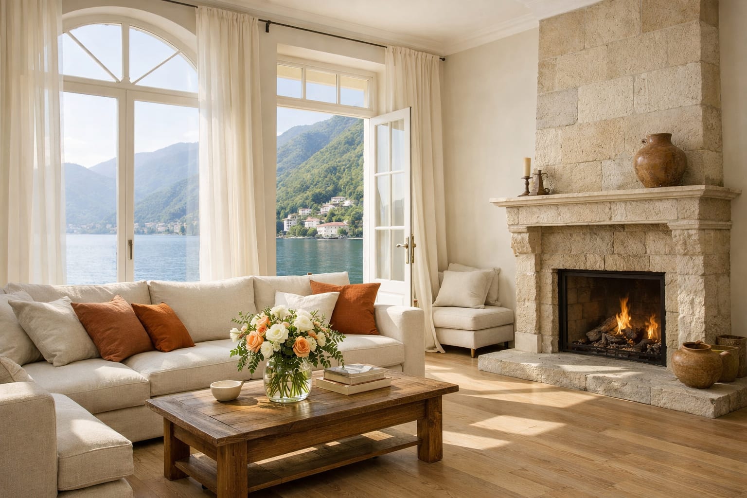 Villa sul lago
